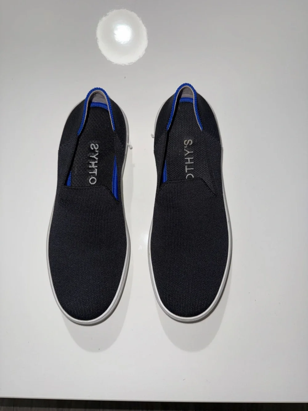 Rothy's The Original Slip On Sneaker Black Womens 7